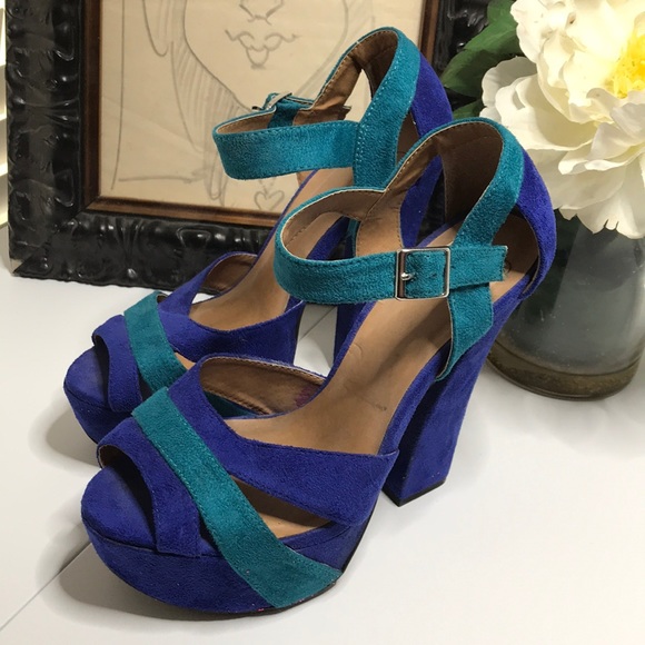 Blue and Teal Platforms - Picture 1 of 5
